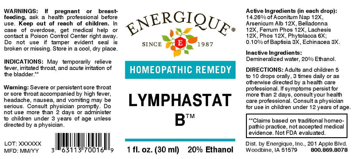 EQ - Lymphastat B 1 oz
