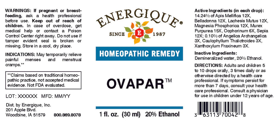 EQ - Ovapar 1 oz