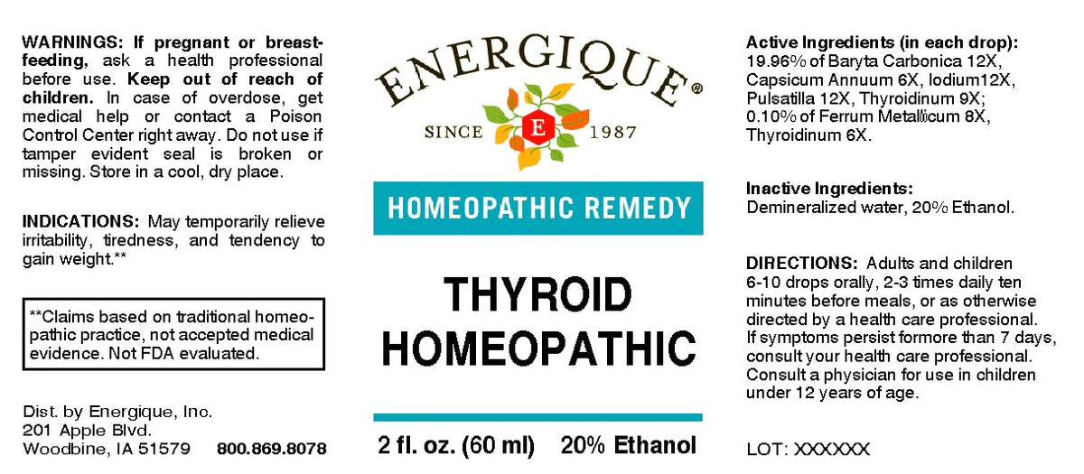 EQ - Thyroid Homeopathic 2 oz