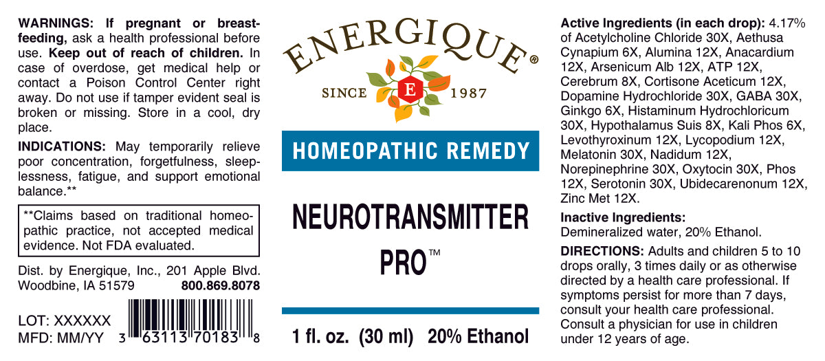EQ - Neurotransmitter Pro 1 oz