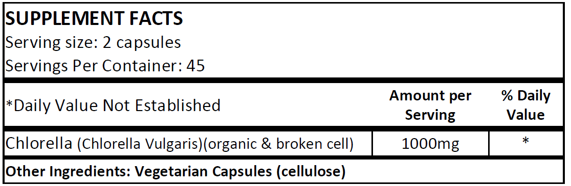 NS - Chlorella Chlorophyll