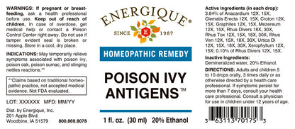 EQ - Poison Ivy Antigens 1 oz