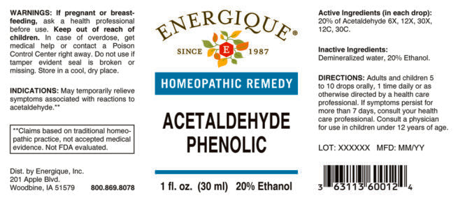EQ - Acetaldehyde Phenolic 1 oz