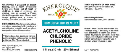 EQ - Acetylcholine Chloride Phenolic 1 oz