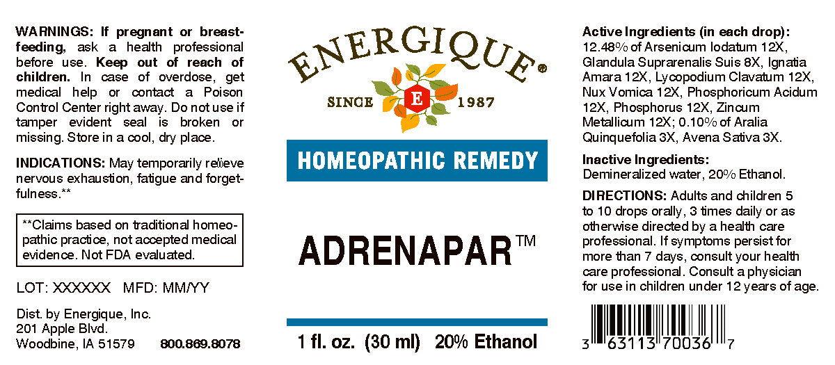 EQ - Adrenapar 1 oz