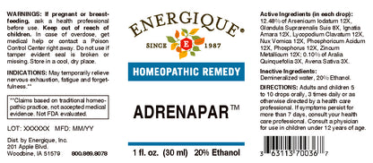 EQ - Adrenapar 1 oz
