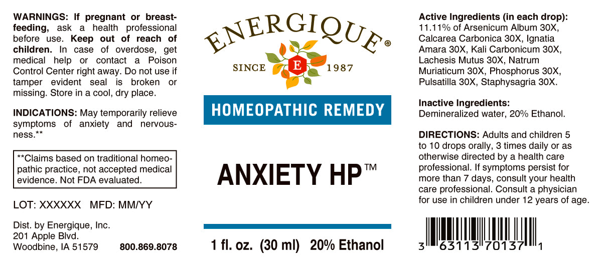 EQ - Anxiety HP 1 oz