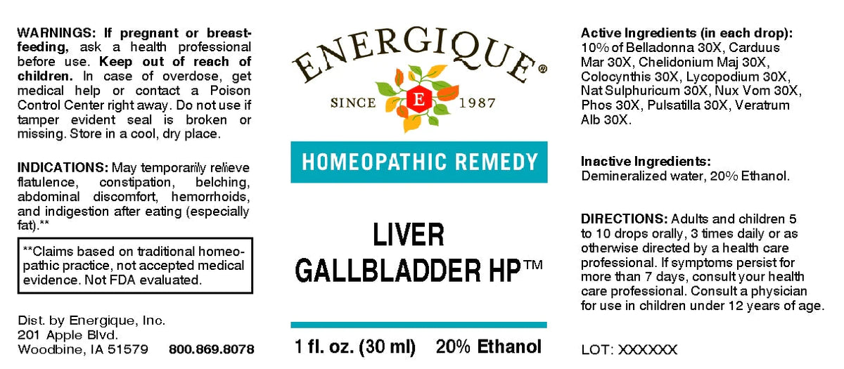 EQ - Liver/Gallbladder HP 1 oz