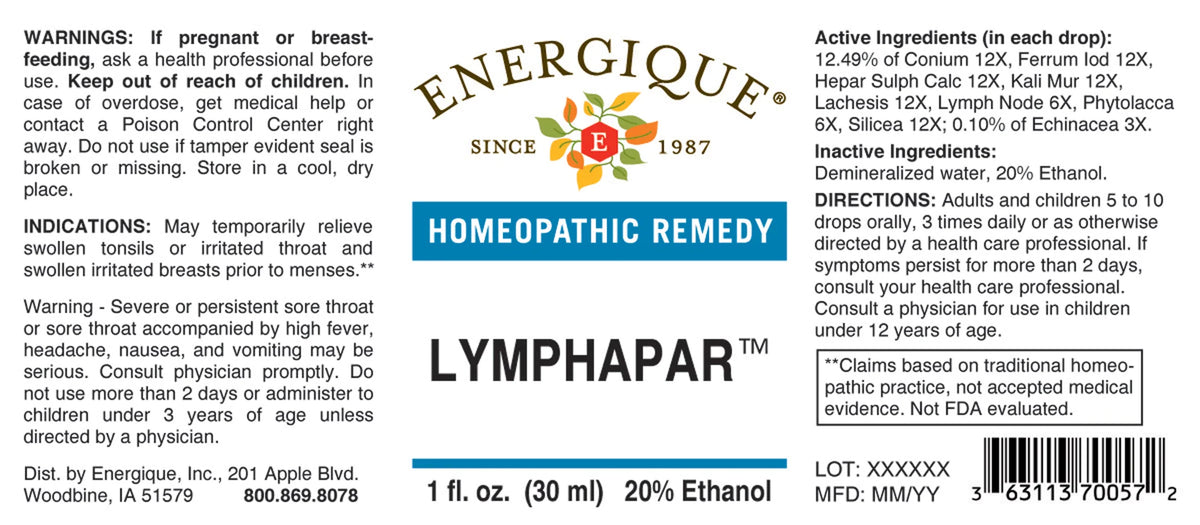 EQ - Lymphapar 1 oz