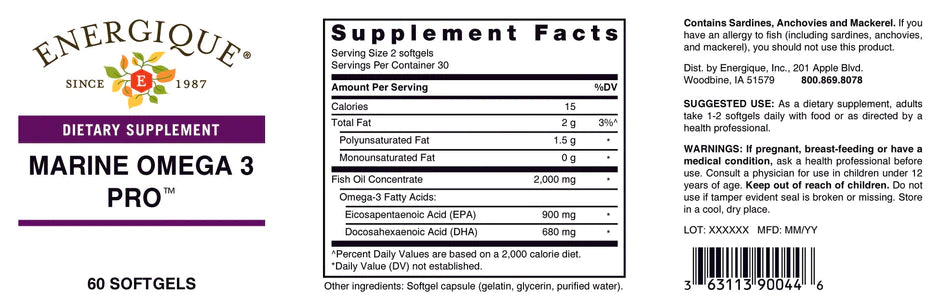 EQ - Marine Omega 3 Pro