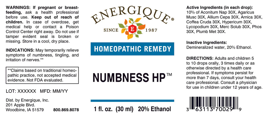 EQ - Numbness HP 1 oz