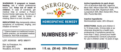 EQ - Numbness HP 1 oz