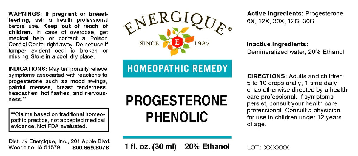 EQ - Progesterone Phenolic 1 oz