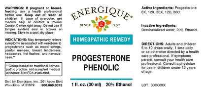 EQ - Progesterone Phenolic 1 oz