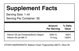 FGF - Vital Duo 1 oz – D3 & K2
