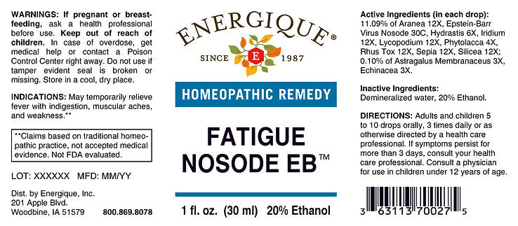 EQ - Fatigue Nosode EB 1 oz