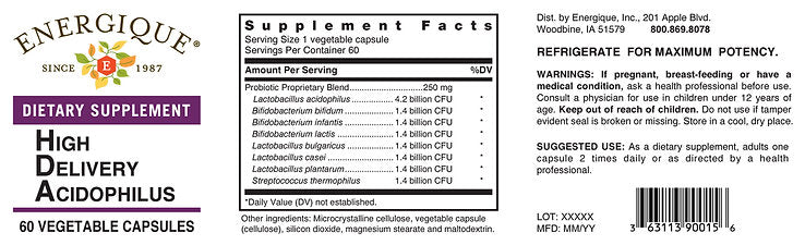 EQ - High Delivery Acidophilus (HDA)