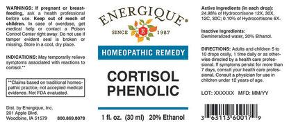 EQ - Cortisol Phenolic 1 oz